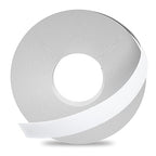 GSCIT Club White Edge Banding, 3/4 inch x 25ft Melamine Edge Banding with Hot Melt Adhesive Preglued Cabinet Edge Banding Flexible White Veneer Edging