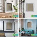 Ghent 36" x 36" 1 Door Outdoor Satin Aluminum Frame Enclosed Vinyl Bulletin Board, Caramel (PA13636VX-181) - Made in USA