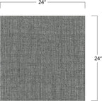 Mohawk Basics 24" x 24" Berber (Loop pile), 0.09" Pile Height, Carpet Tile, PET Fiber, Slate Color, (24 Tiles), (96 sqft/carton)