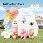 3 Pcs Wedding Cylinder Stands, Clear Acrylic Round Pedestal Stand, Floor Standing Clear Cylinder Stands for Wedding Birthday Party 23.6'', 29.5'', 35.4'' H