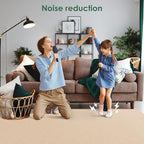 Carpet Tile 30 Pack 12” X 12” Self Adhesive Carpet Floor Tiles Anti-Slip Squares Peel and Stick Floor Tile DIY Installation for Bedroom (Beige-Camel)