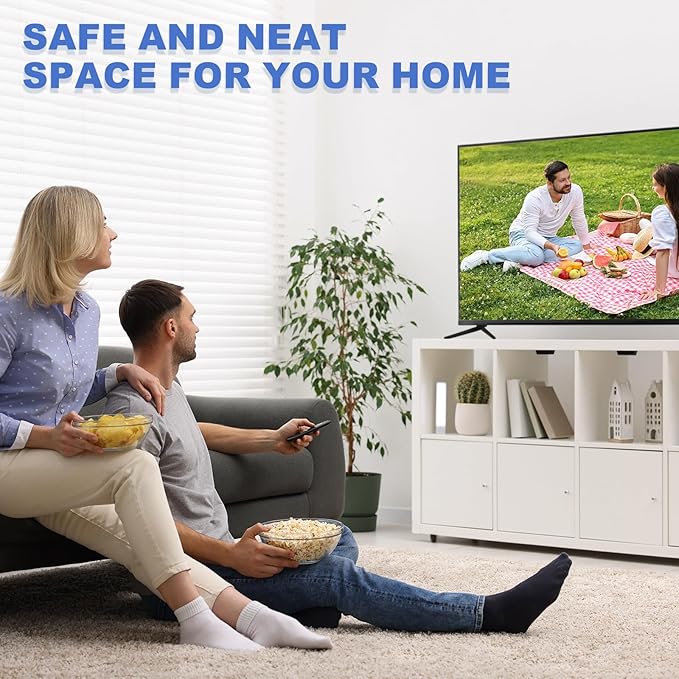 MECCANIXITY 3.3ft Cable Management Sleeve, 1.6 Inch ID Flexible Cord Wires Hider Cover Insulation Snap-fit Protector for Substation, High-Voltage Electrical Networks, Black