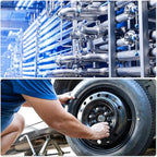 uxcell 4pcs Rubber End Caps 180mm(7 1/16 Inch) ID x 80mm(3 1/8 Inch) H Vinyl Round End Cap Cover Screw Thread Protectors Light Gray