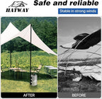 Canopy Water Weight Bag,88 LBS Water Tent Weights Set of 4 Leg Weights for Pop Up Canopy,Gazebo,Canopies,Tent-4 * 10L-Gray