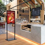 Sign Holder Stand, heavy Duty Pedestal poster stand for display,22×28 inch slide-in double sided banner poster sign holder floor stand for indoor Display (22×28)