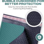 Green 10.5x16 Inch Large Poly Bubble Mailers #5 | Padded Envelopes with Self Seal | Air Lined Cushioned Bubble Mailer | Usable Size 10.5x15 | 200 Pack Bulk | Lightweight shipping Bags