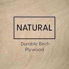 Factory Direct Partners 13141-NT Birch 5-Section Coat Locker with Bench, 5 Storage Cubbies and Coat Hooks - Natural