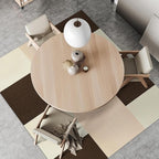 Carpet Tiles Peel and Stick, Self Adhesive Carpet Floor Tile 24" x 24", Khaki Soft Padded Flooring Sticker, Home Decor for Bedroom Living Room Office, 10 Tiles per Box