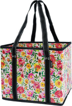 BeeGreen Large Waterproof Reusable Bags Christmas Heavy Duty Shopping Tote for Groceries Pool Gift with Webbing Handles