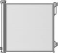 Retractable Safety Baby Gate or Mesh Dog Gate,Durable Portable Mesh Retractable Gate,Easy to Use for Stairs, Doorways, Hallways, Indoor, Outdoor, 33.5" Tall, Up to 45" Wide, Gray