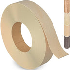 Birch Edge Banding, 1 inch x 25ft roll of Veneer Wood Edge Banding Pre-glued Flexible, Wood Tape Banding for Cabinet Repair Furniture