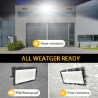 500W LED Flood Light Outdoor,2750W Equivalent Super Bright FloodLight with Plug,58600LM 5000K Daylight White IP66 Waterproof Commercial Lighting for Sports Fields,Counts,Arena,Stadium
