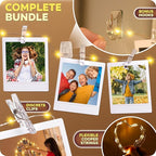 Mind-Glowing Photo Clips String Light - Dreamy Fairy Lights with Clips - Stocking Stuffers for Teen Girls 2025 - Trendy Stuff Room Decor - Christmas Gift for Any Year Old Tween Girl (100 LED, 33 ft)