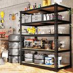 40" W Garage Shelving Unit, 2400Lbs Storage Shelves, Heavy Duty Adjustable Rack for Basement, Warehouse, Pantry, Stores, Tool Room, Freestanding Organizer