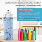 Spray Wet Mops for Hardwood Floor Cleaning: MEXERRIS Floor Mop with 3 Washable Pads for Swiffer Powermop - Refillable Dust Dry Mop - Home Commercial Mops for Wood Laminate Ceramic Tiles Vinyl
