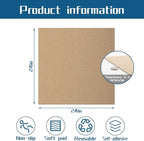 Peel and Stick Carpet Squares 24" x 24", Self Adhesive Non-Slip Carpet Tiles, Peel and Stick Soft Padded Carpet Tiles for Kitchen Bedrooms Indoor Outdoor(20 Tiles/80 sq ft)