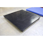 Industrial 4’ x 4’ Digital Floor Scale, Accurate 48" x 48" Pallet Scales for Warehouse or Shipping Weighing- Black (Made in The USA) (5000 lbs x 1 lb)