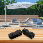 4 pcs Rectangular Bracket Replacement Connectors, Canopy Tent Gazebo Replacement Connector Spare Parts for Pop-Up Gazebo Tent Outdoor Furniture