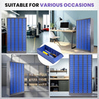 100 Drawers Alloy Steel Nut and Bolt Organizer, Parts Cabinet with Adjustable Shelves and Label Stickers, Bolt Organizer for Nuts Bolts Parts Screws Small Items (100 Drawers)