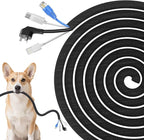 Cord Protectors from Pets No Chew, Ultra Durable Wire Protector Cord Covers for Pets, Flexible Cable Sleeve Cord Management for TV/Computer/Electric Wires/Phone Charging Cables (1/4"-10Feet)