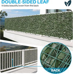 Patio Paradise 39"x433"-1Pc Faux Ivy Fence Privacy Screen Artificial Greenery Wall Backdrop,Fake Grass Wall Panels for Outside Apartment Balcony,Vine Leaf Decor for Outdoor Patio Chain Link