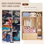Pink Strawberry Collapsible Storage Bin - 17x11.5x10.5 Inch Foldable Organizer Basket for Nursery, Kids Room,Kitchen, Pantry, Home Decor - Single Pack No Lid Space-Saving