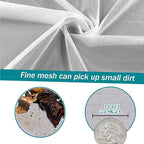 POOLWHALE Professional Pool Skimmer Net, Heavy Duty Swimming Leaf Rake Cleaning Tool with Deep Fine Nylon Mesh Net Bag - Fast Cleaning,Easy Scoop Edge,Debris Pickup Removal (No Pole)