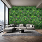 Artificial Boxwood Wall Roll, 40"x120" (33.33 sqft) Grass Wall Panels with Mint Plant Leaves, Greenery Backdrop Privacy Screen with UV Protection, Green Grass Wall for Indoor Outdoor Decor