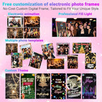 Magic Mirror Photo Booth 65" with 43" Touch Screen Selfie Mirror Photo Booth Machine with Flight Case, Mirror Photo Booth for Event Rental Wedding Party