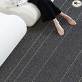 40 Tiles 20"x20" Carpet Tiles (107 sqft/Carton) - Non-Slip, Non-Adhesive, Padded Square Flooring for Home & Office - Easy DIY Installation, Seamless Look, Indoor & Outdoor Use