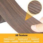 GSCIT Club Walnut Wood Tape, 2.3 inch X 15ft Self Adhesive Wood Grain Tape Walnut Repair Patch for Tables, Chairs, Baseboards, Doors, Windows, Floors, Handicraft DIY.