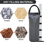 Eurmax USA Weight Capacity 112 LBS Extra Large Pop up Gazebo Weights Sand Bags for Pop up Canopy Tent Pergola Outdoor Instant Canopies,Sand Bags Without Sand, 4-Pack,(Gray)