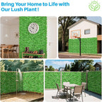 Patio Paradise 4'x8'-8Pc Faux Ivy Fence Privacy Screen Artificial Greenery Wall Backdrop,Fake Grass Wall Panels for Outside Apartment Balcony,Vine Leaf Decor for Outdoor Patio Chain Link
