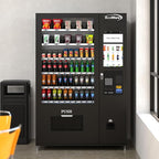 KoolMore Refrigerated Snack Vending Machine with 60 Slots and 22 Inch Touch Screen with CC Reader and Coin/Bill Acceptor in Black (KM-VMRT-50-BCR)