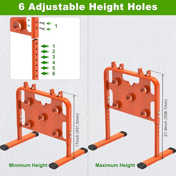 SELEWARE Heavy-Duty Adjustable Wire Dispenser – Professional Welded Steel Wire Spool Rack, Portable Cable Caddy for Spools Up to 33" in Diameter, Supports 800 lbs