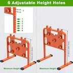 SELEWARE Heavy-Duty Adjustable Wire Dispenser – Professional Welded Steel Wire Spool Rack, Portable Cable Caddy for Spools Up to 33" in Diameter, Supports 800 lbs