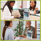 Acrylic Brochure Holder for Wall Mounting, Clear Display for 8.5" x 11" Flyers, Literature Holder for Magazines, Pamphlets, Menus, Includes Screws & Plastic Anchors – Pack of 4