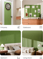 Bumusty Large Cork Board Alternative-47 x35 Felt Bulletin Board Tiles, with 30 Pushpins, 70 Adhesive Tabs, 12-Pack Slat Wall Paneling, Cork Boards for Office Push Pin Board Felt Board-Kelly Green
