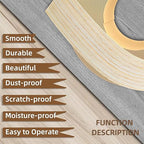 GSCIT Club Oak Wood Veneer, 8 inch x 15ft Wood Edge Banding Pre-glued Flexible, 7.87 inch Veneer Tape Banding for Cabinet Repair Furniture Restoration