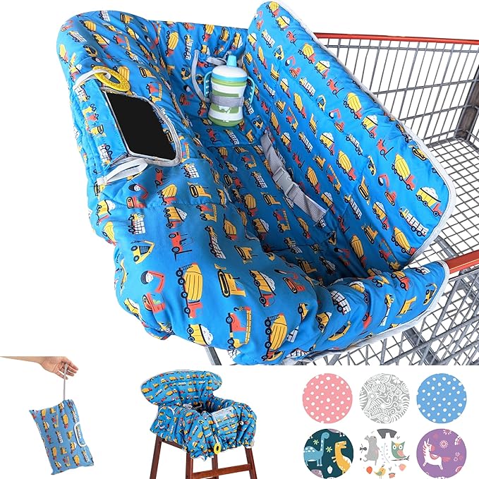 Suessie Shopping Cart Cover and High Chair Cover, Construction