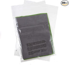 Poly Bags with Suffocation Warning - 14x20 Resealable - 200 Pack - Clear Poly Bags 14x20" - Retail Supply Co