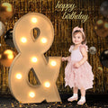 Marquee Letters 3 Feet Tall, 3FT Large Light up Letters &, Big Sign & with Warm White Light for Birthday Wedding Proposal Engagement Graduation Party Backdrop Decorations