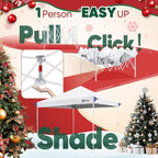 Sekey 10x10 Pop Up Canopy with One Push Setup-Easy Up Canopy with 99% UV Blocking - Instant Outdoor Sun Shade for Events, Parties, Camping- Commercial Gazebo with Weight Bags,Wind Proof&Waterproof