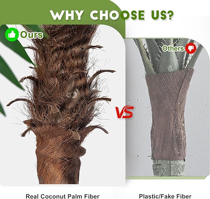 Big Faux Tropical Phoenix Trees Large Artificial Palm Tree Indoor Outdoor Realistic Floor Plants Tall Fake Plant for Modern Home Living Room Office Decor Porch Outside Patio arboles para decoracion
