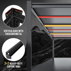 72.2" H Garage Shelving 3000LBS Metal Shelving Unit Adjustable Garage Storage Shelves 5 Tier Heavy Duty Storage Rack for Pantry, Warehouse, Industries, 59.8" W x 72.2" H x 24.2" D, 2 Pack