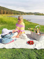 reisenthel carrybag twist sky rose - Sturdy shopping basket with plenty of storage space and practical inner pocket - Elegant and water-repellent design