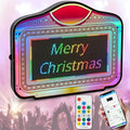 LED Screen Letter Bottle Presenter, VIP Bottle Service Sign, Handheld Acrylic LED Light Box with Programmable RGB Colors & Scrolling Messages for Nightclub, Bar, Party, Birthday & Wedding