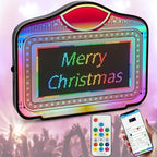 LED Screen Letter Bottle Presenter, VIP Bottle Service Sign, Handheld Acrylic LED Light Box with Programmable RGB Colors & Scrolling Messages for Nightclub, Bar, Party, Birthday & Wedding