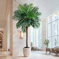 9FT Large Artificial Palm Tree Big Faux Tropical Phoenix Trees Indoor Outdoor Realistic Floor Plants Tall Fake Plant for Home Living Room Office Decor Porch Outside Patio arboles para decoracion