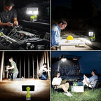 50W 4200LM Cordless LED Work Light for Ryobi One 18V Battery Portable Flood Lights for Outdoor Indoor Workshop Job Site, Floodlight & Spotlight Modes/Pivoting Head/USB Port(No Battery)